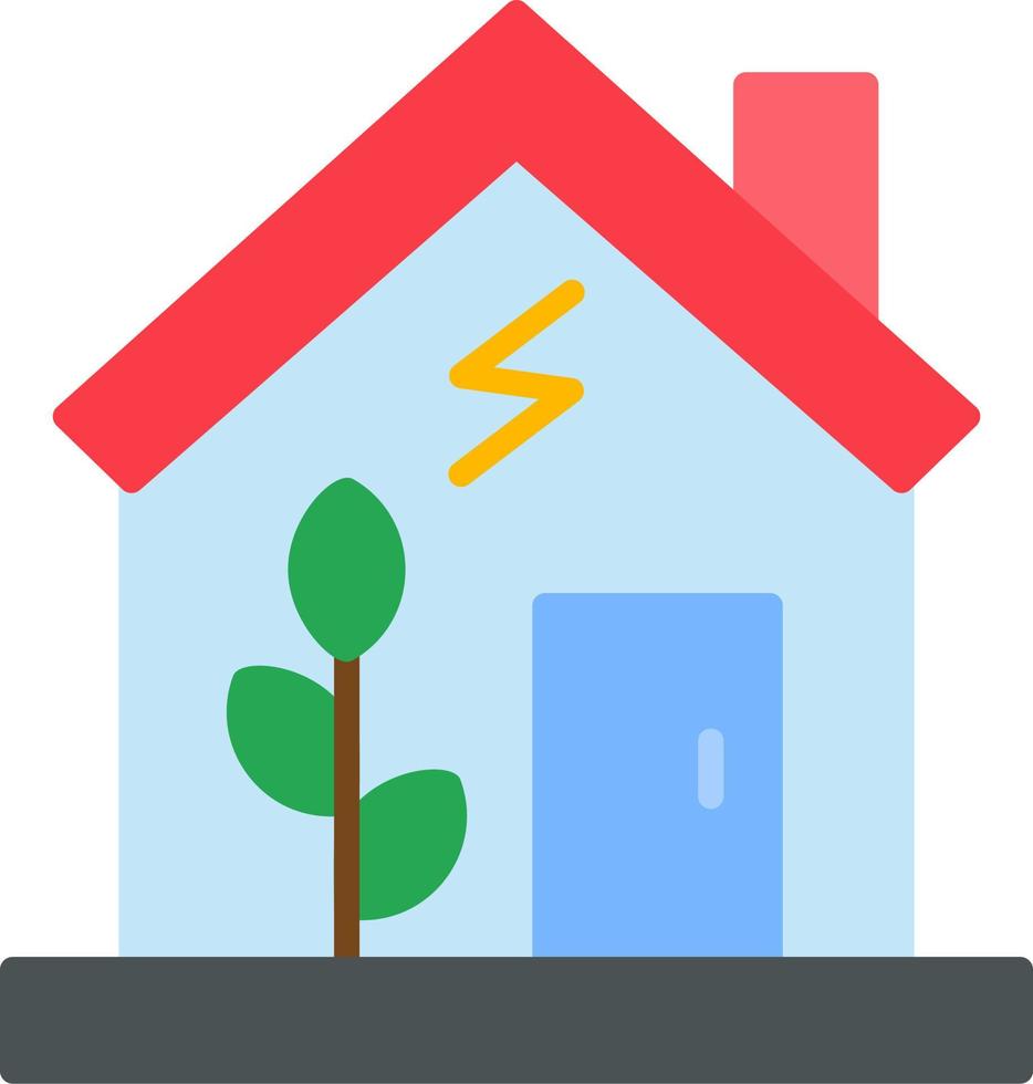 Green House Vector Icon