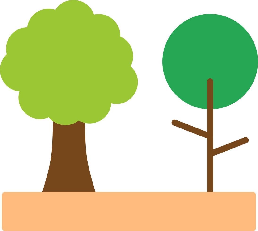 icono de vector de árbol