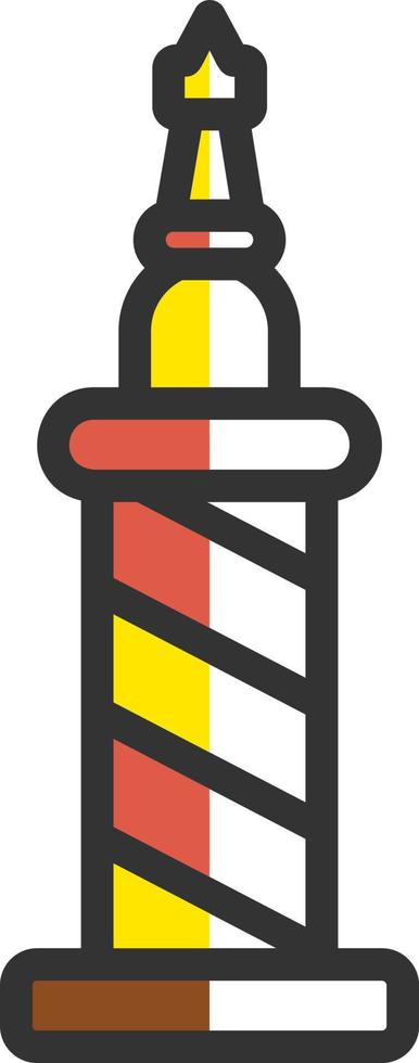 Trajans Column Vector Icon Design