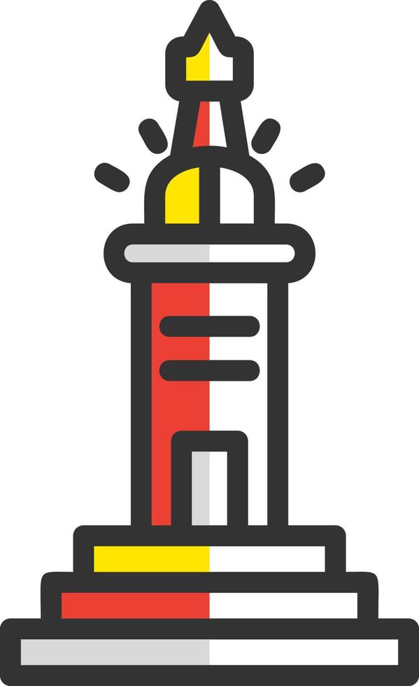 Lighthouse Of Alexandria Vector Icon Design