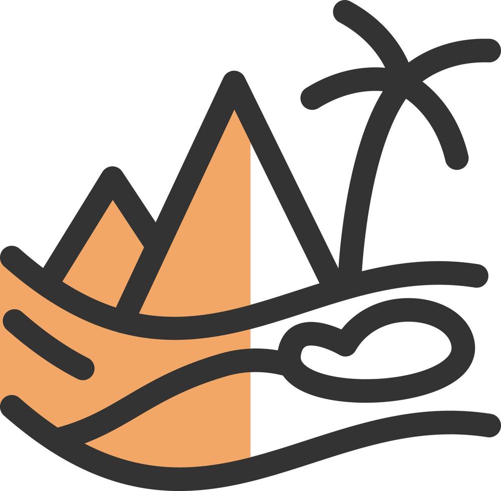 Desert Vector Icon Design