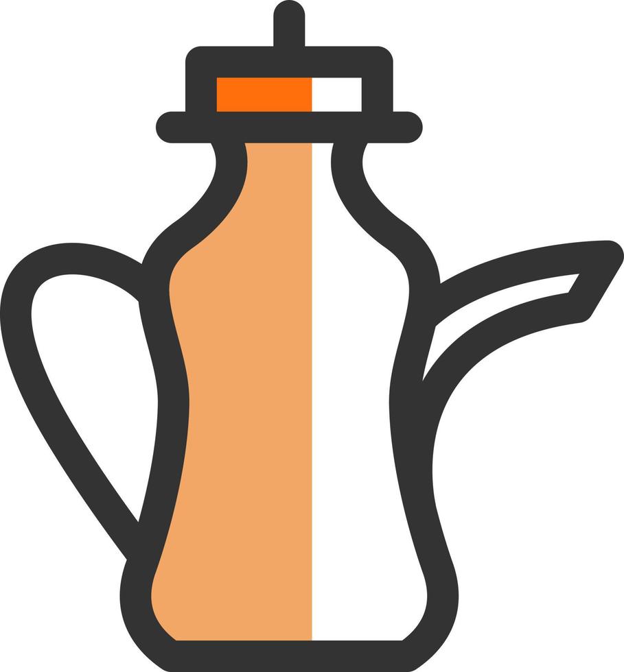 Arabic Teapot Vector Icon Design