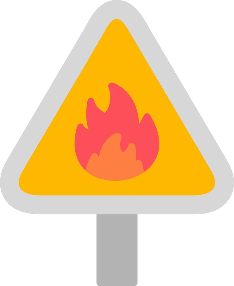 Flammable Vector Icon