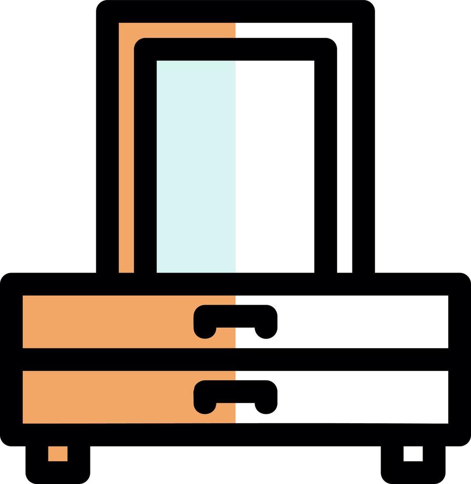 Dresser Vector Icon Design