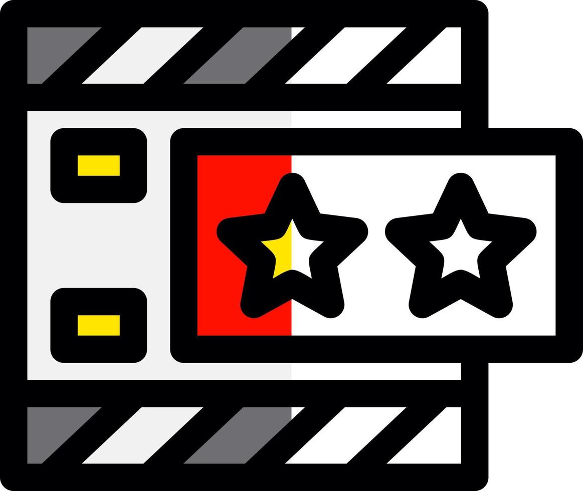Movie Review Vector Icon Design