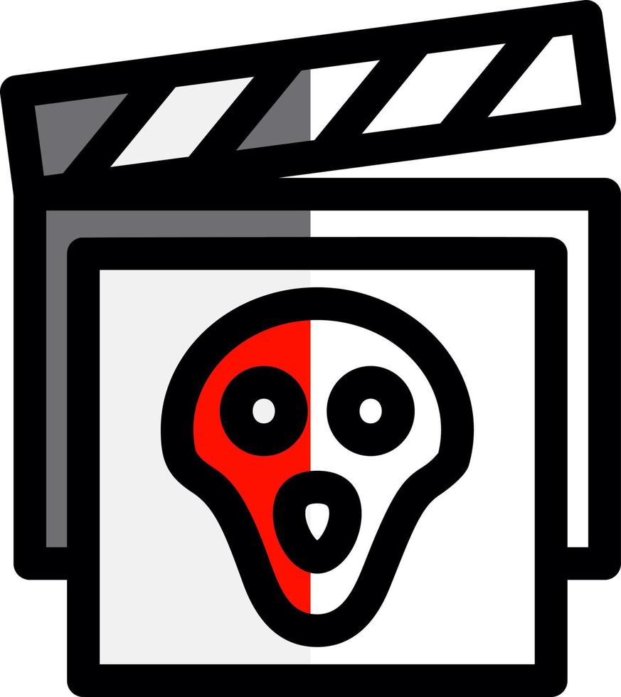 Horror Movie Vector Icon Design