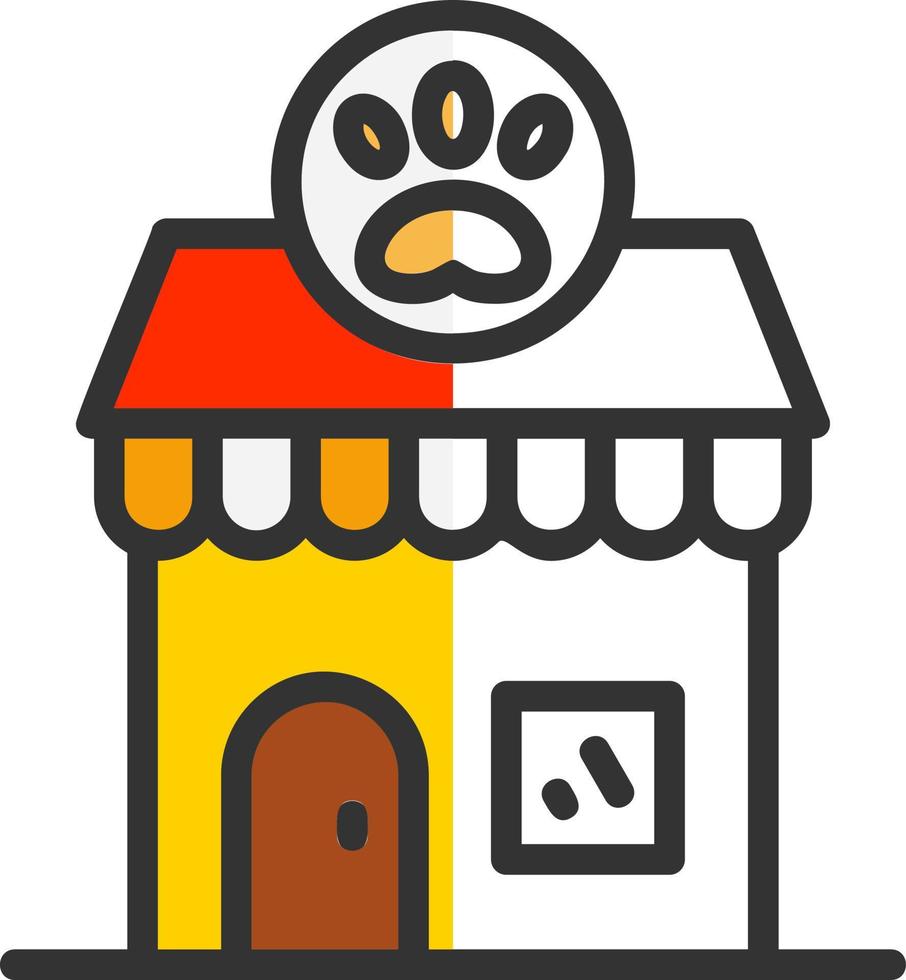 Pet Shop Vector Icon Design