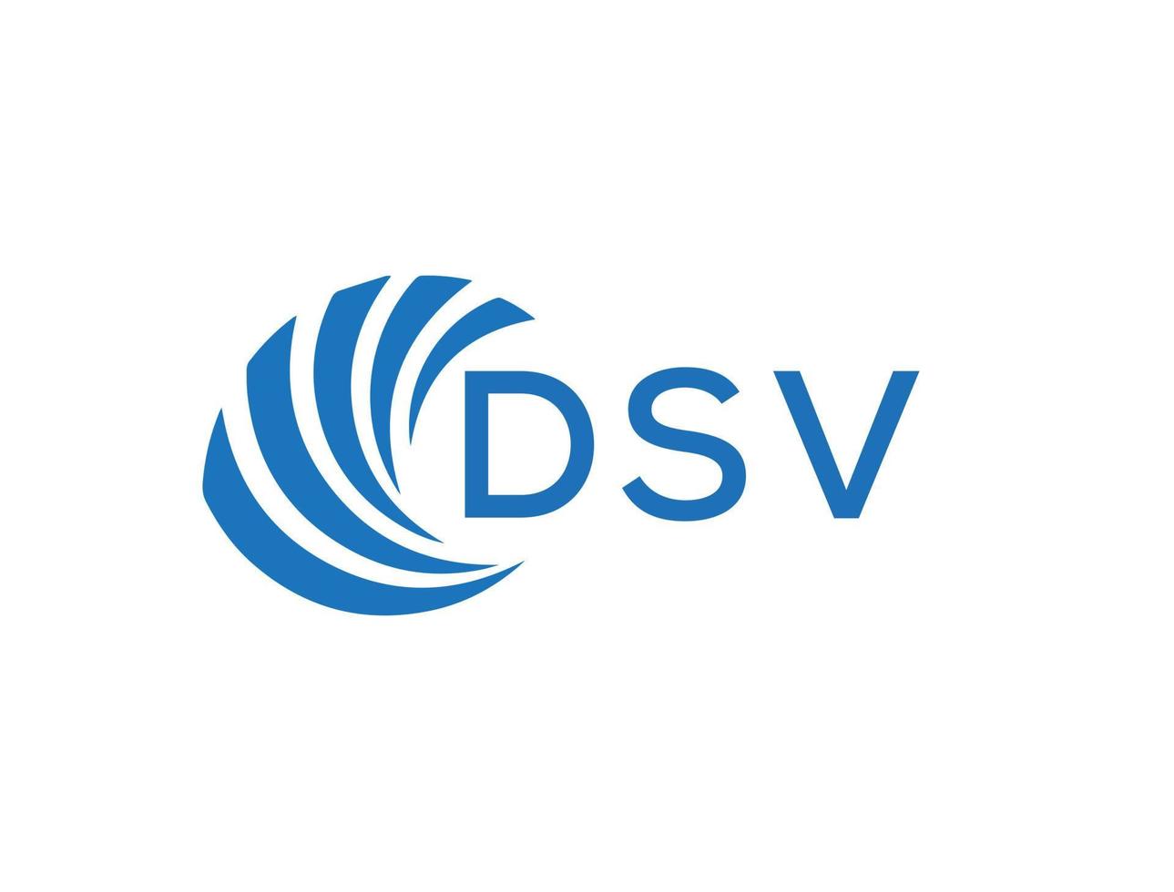 dsv letra logo diseño en blanco antecedentes. dsv creativo circulo letra logo concepto. dsv letra diseño. vector