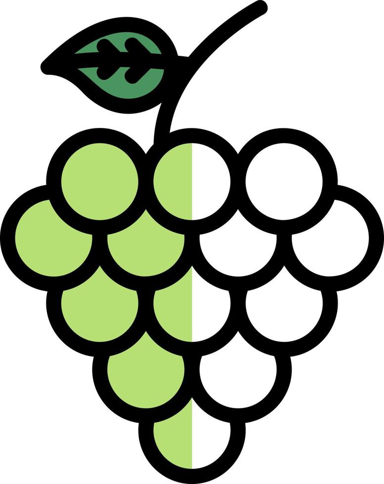 Grapes Vector Icon Design