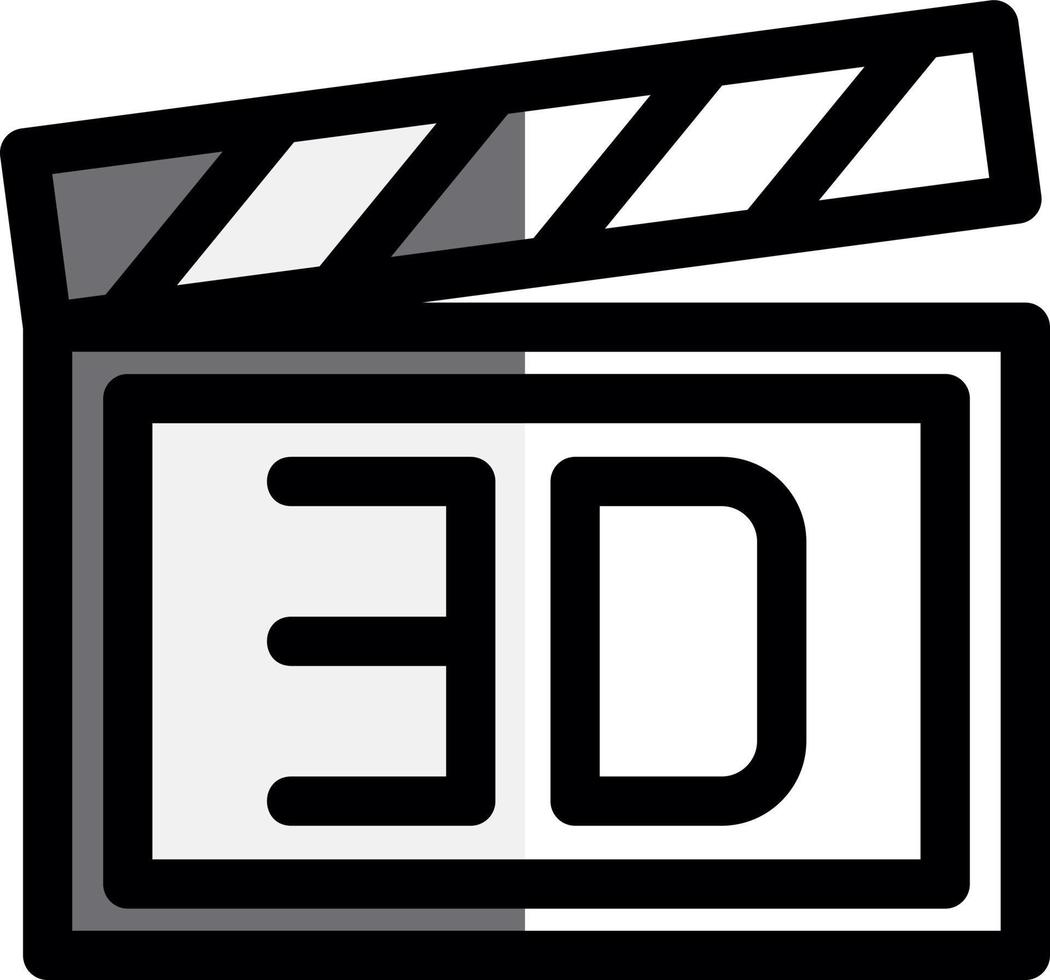 3d Film Vector Icon Design