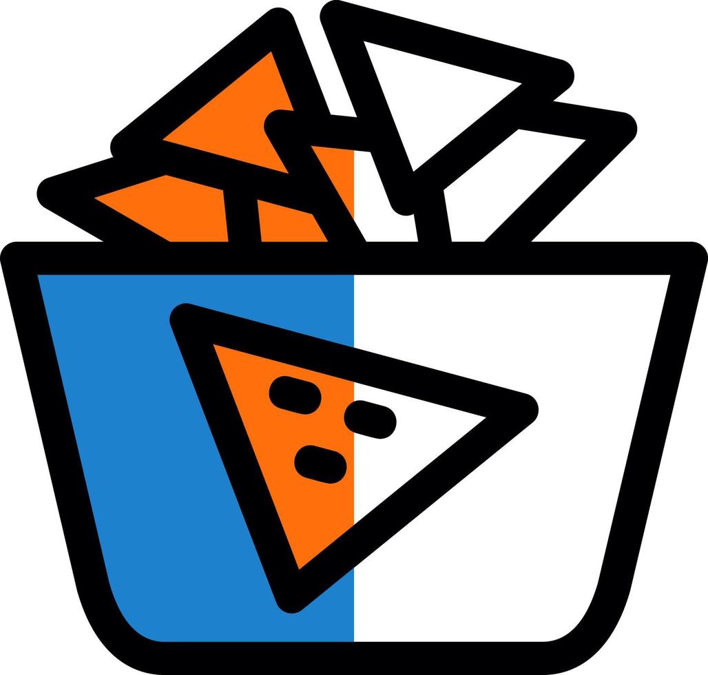 Nachos Vector Icon Design