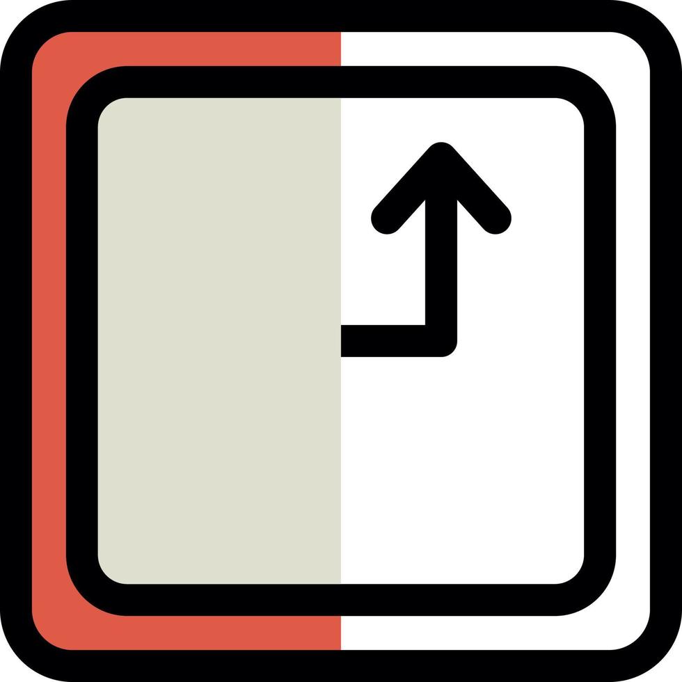 diseño de icono de vector de división de carretera