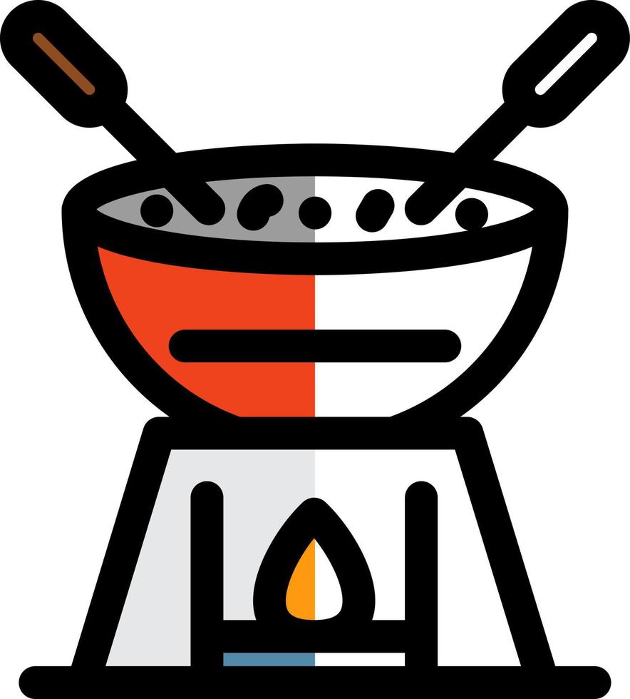 Fondue Vector Icon Design