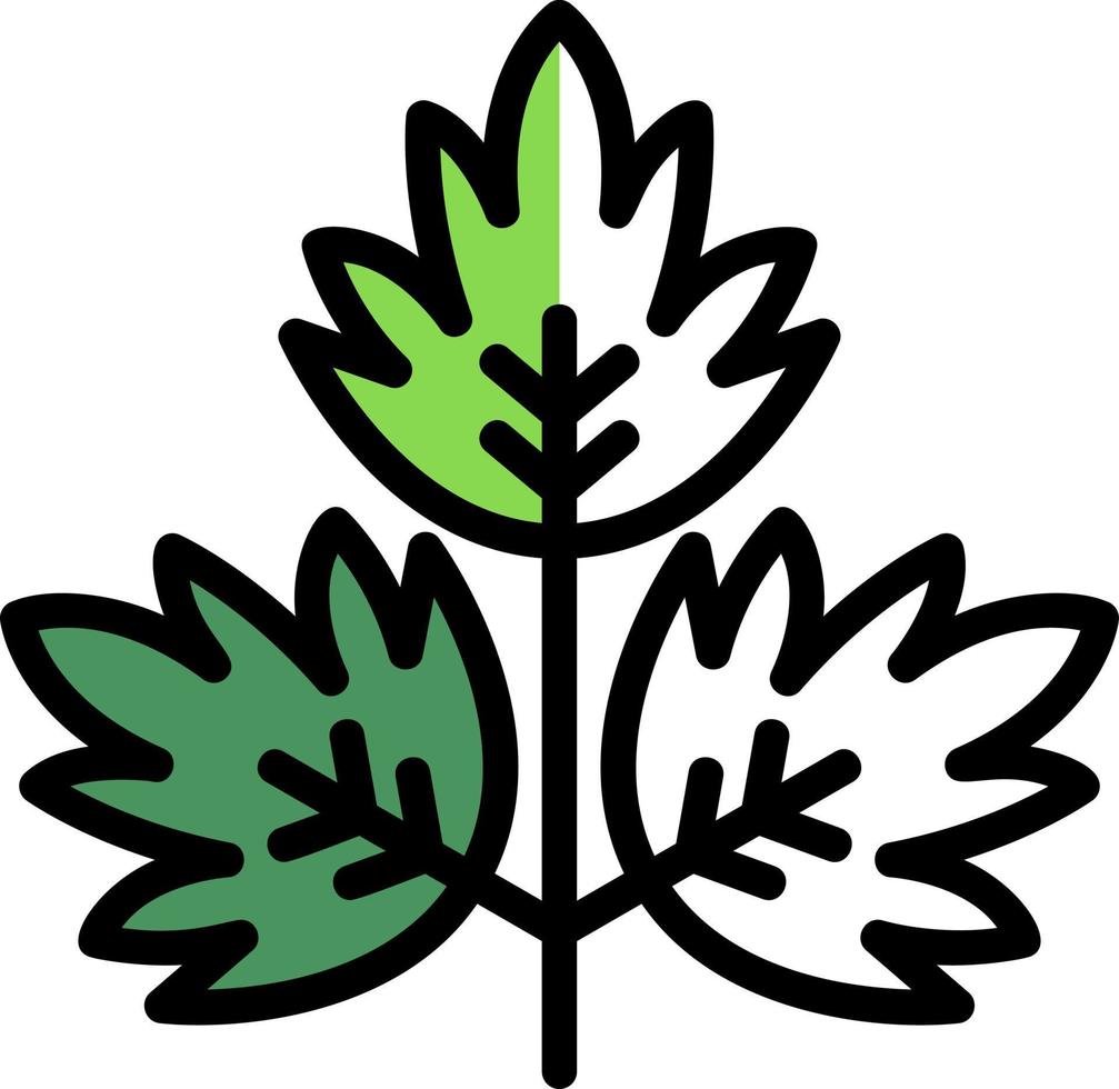 Parsley Vector Icon Design