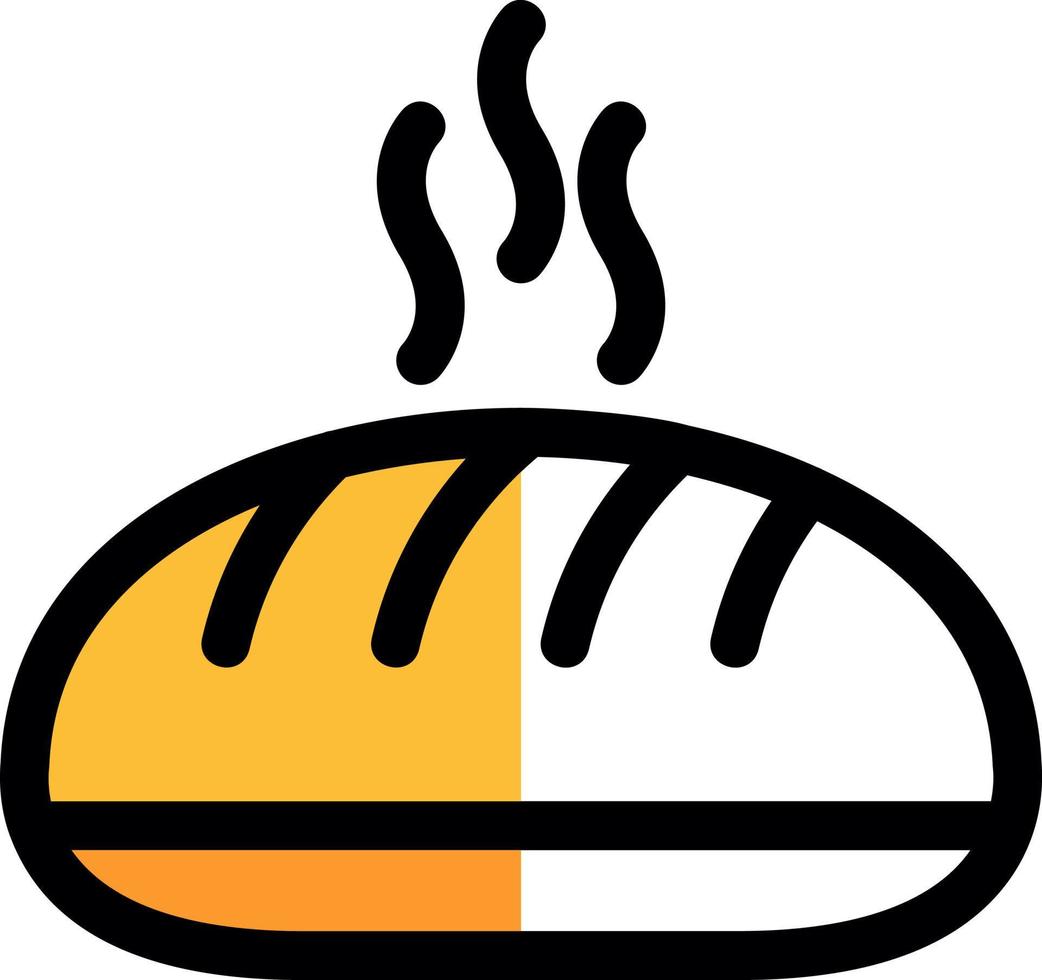 diseño de icono de vector de baguette