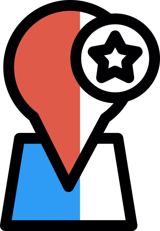 Favorite Destination Vector Icon Design