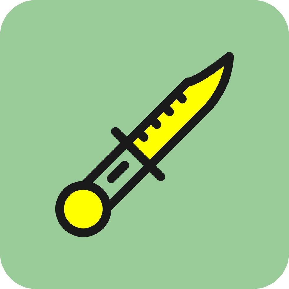 Dagger Vector Icon Design