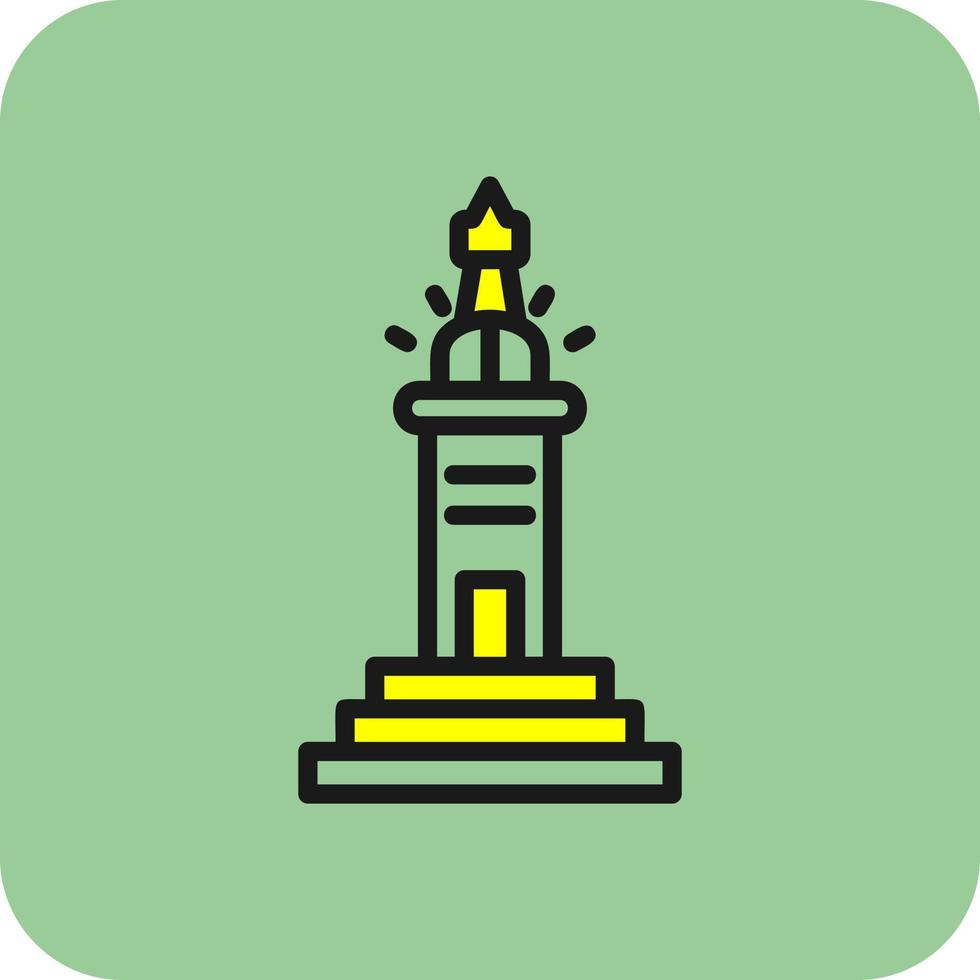 Lighthouse Of Alexandria Vector Icon Design