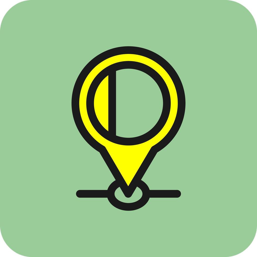 Dubai Location Vector Icon Design