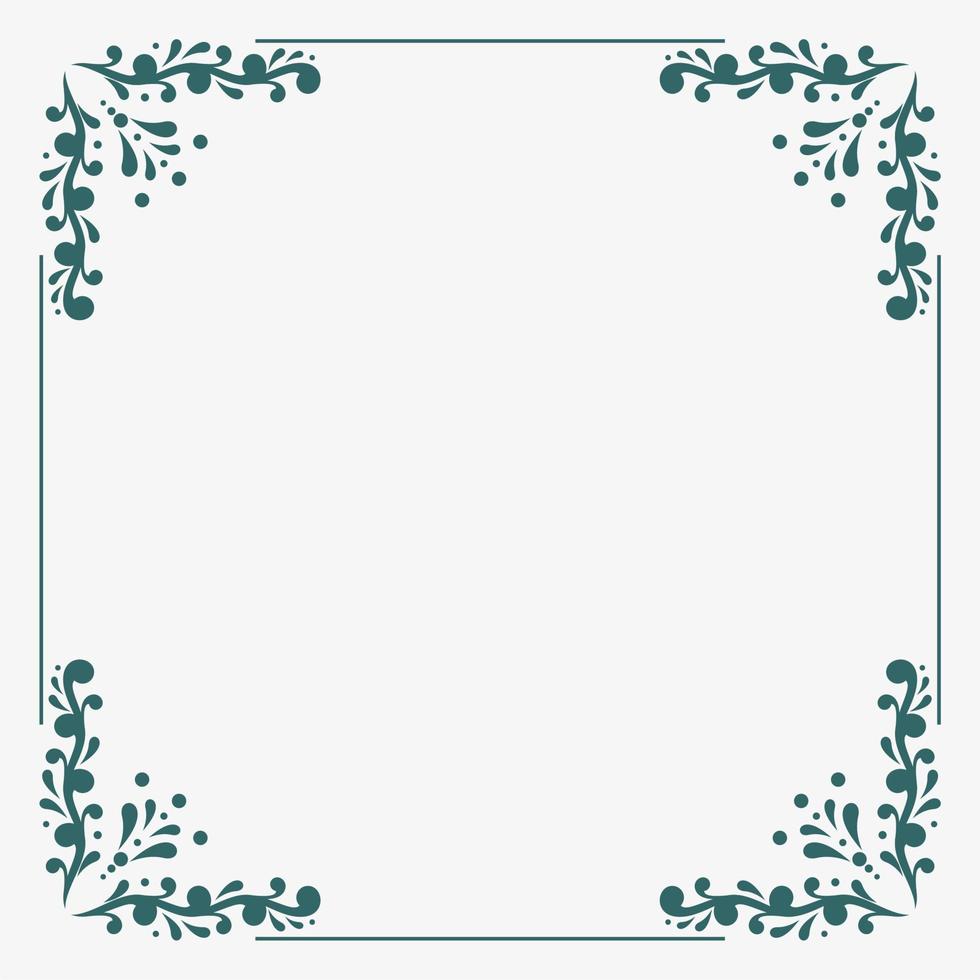 border for wedding and birthday invitations vector