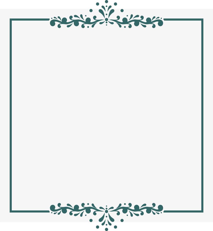 border for wedding and birthday invitations vector