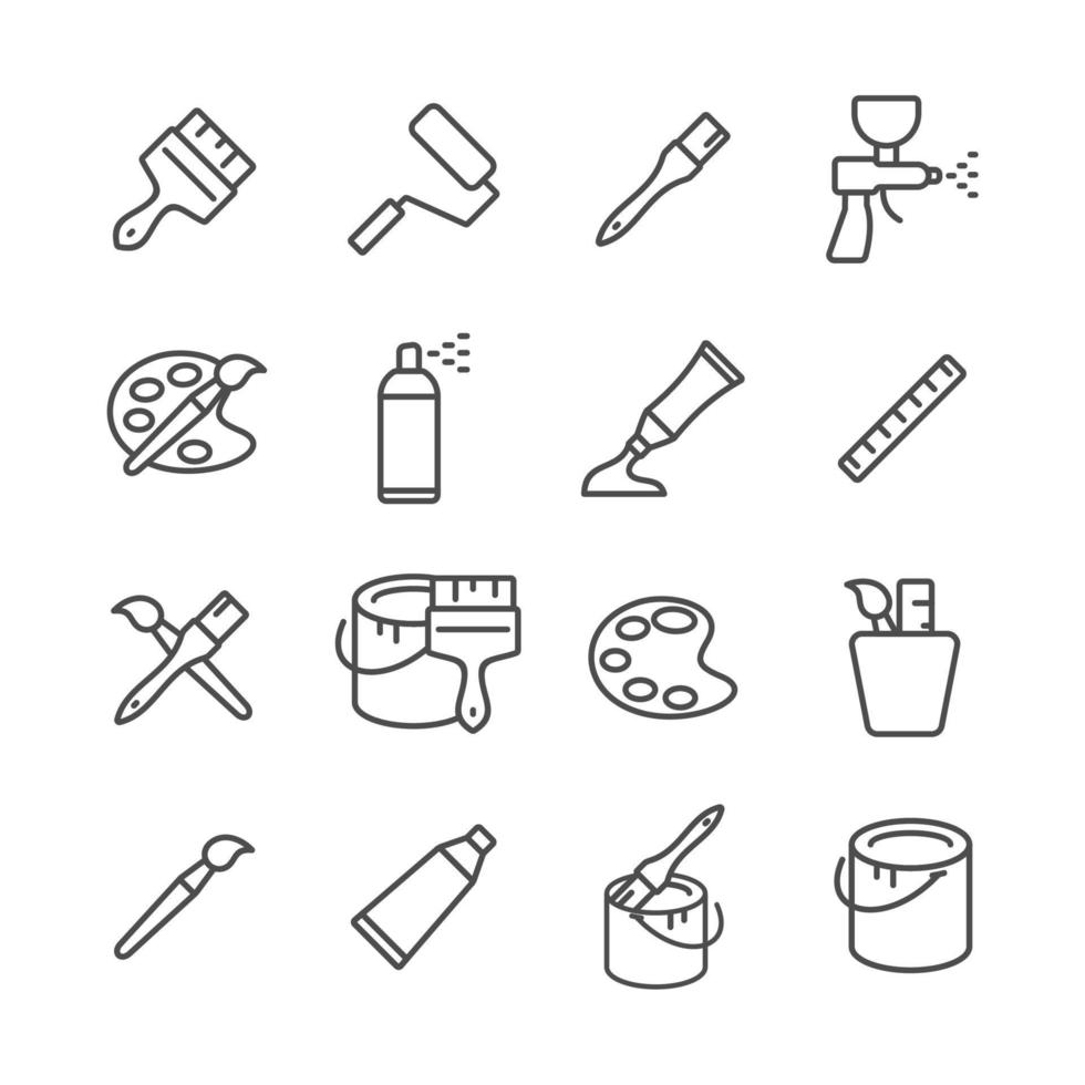 simple art icon in black color vector