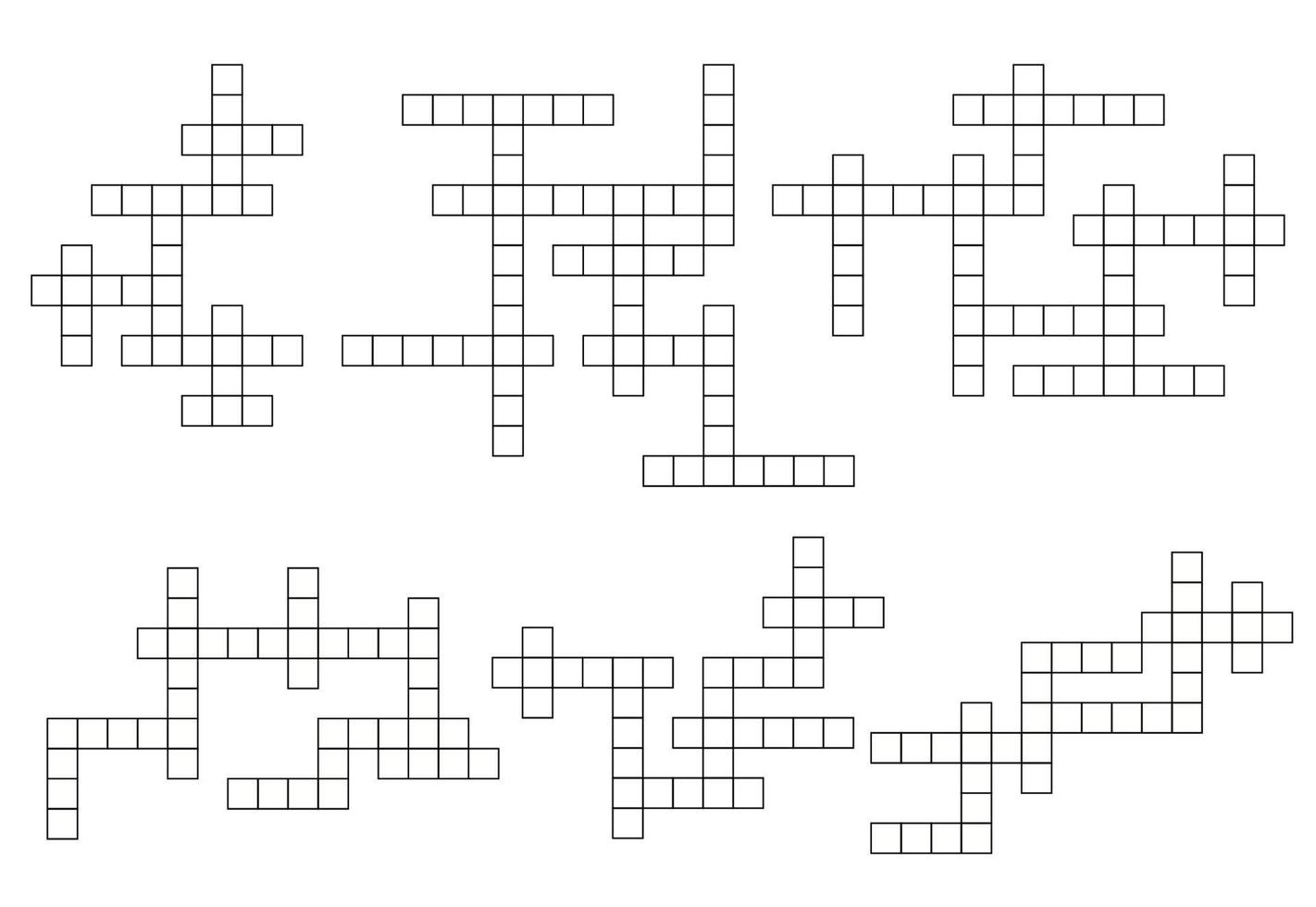 Crossword Whiteout! VI Quiz