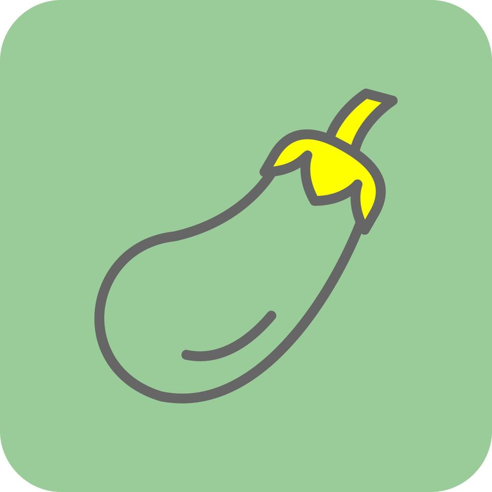 Eggplant Vector Icon Design