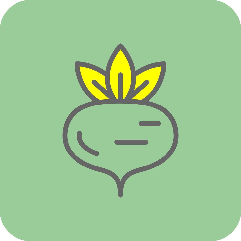 Beet Vector Icon Design