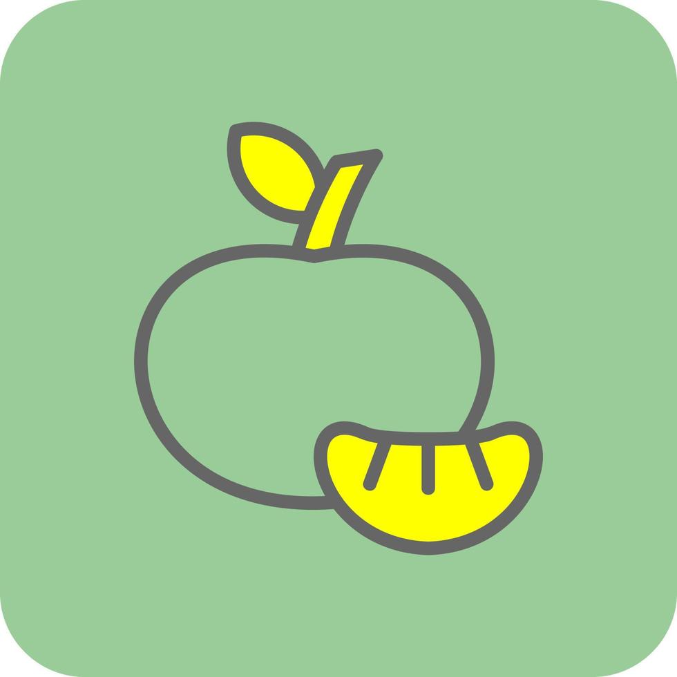 Tangerine Vector Icon Design