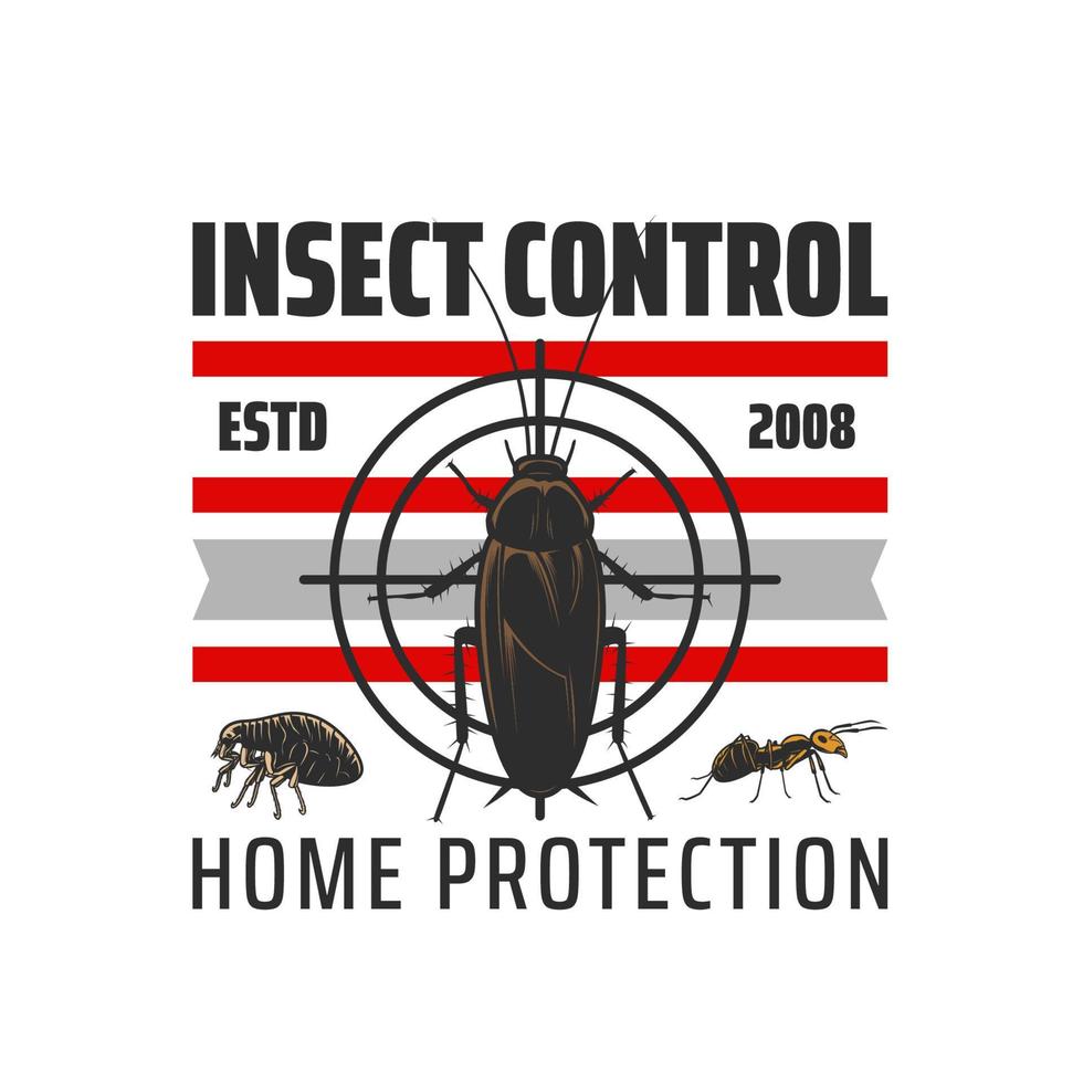 insecto controlar icono, exterminio parásito controlar vector