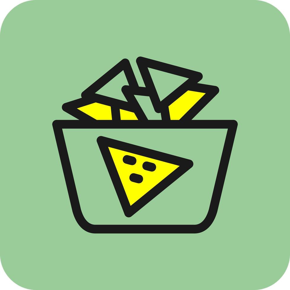Nachos Vector Icon Design