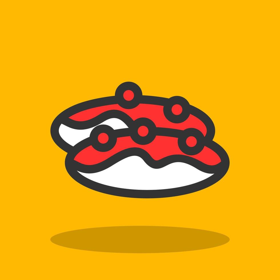 Eclair Vector Icon Design