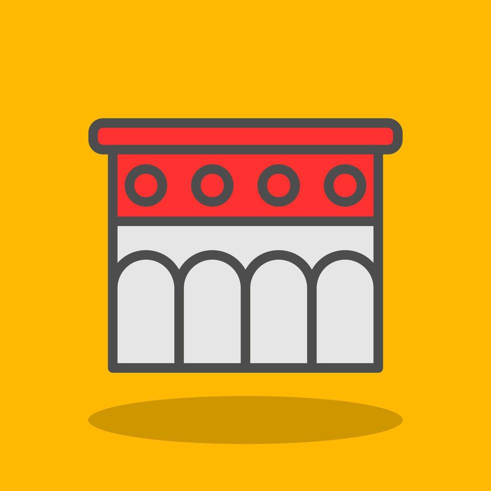Aqueduct Vector Icon Design