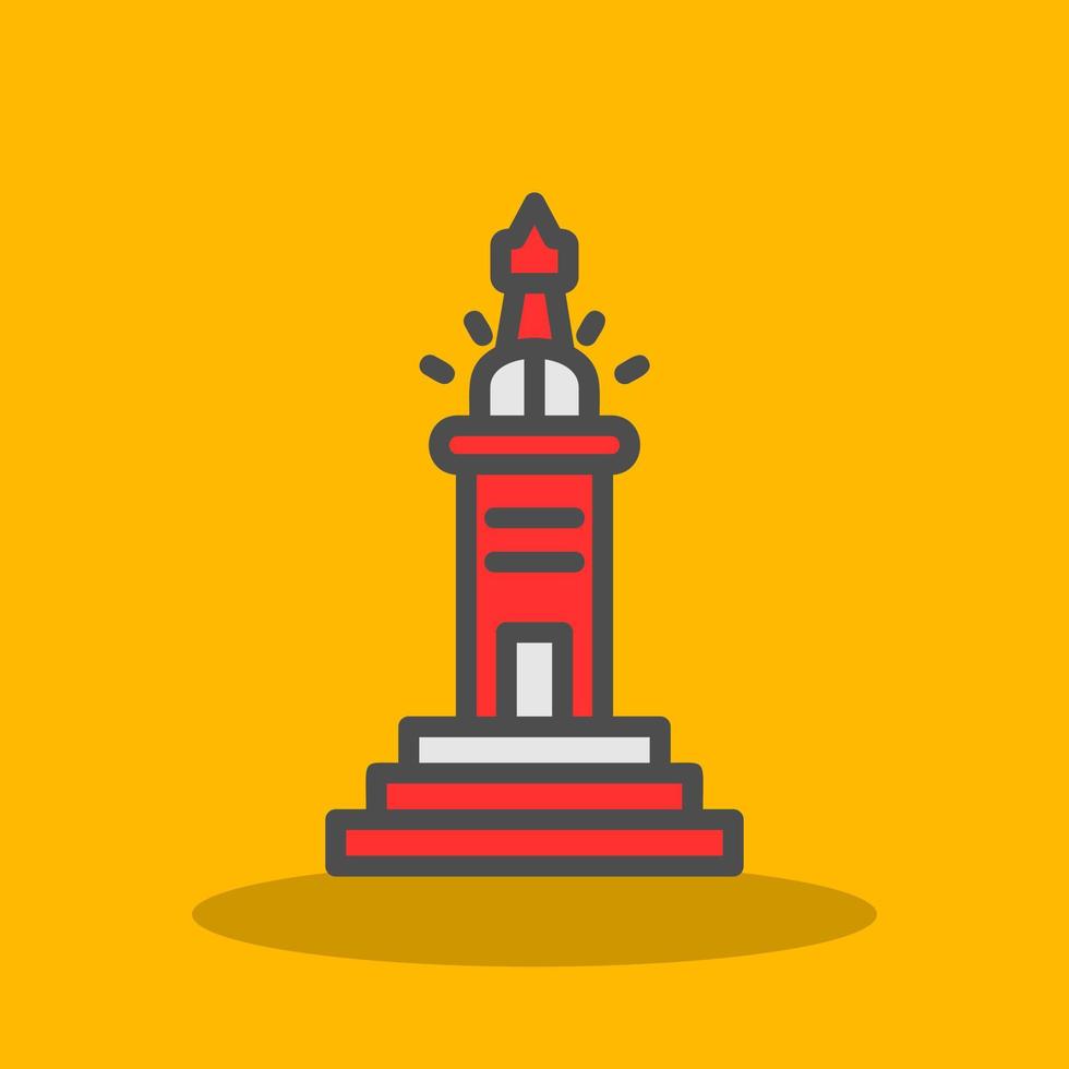 Lighthouse Of Alexandria Vector Icon Design
