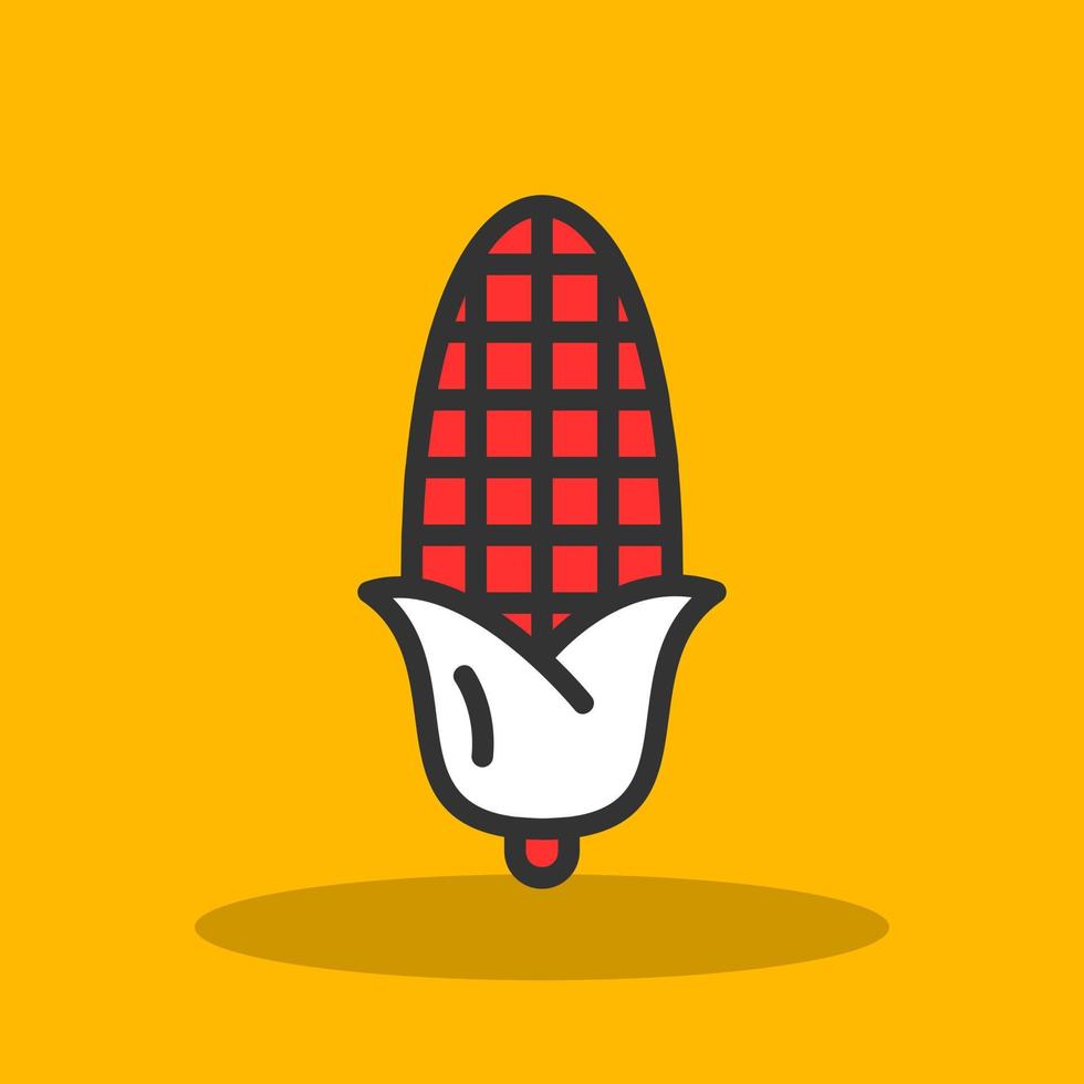 Corn Vector Icon Design