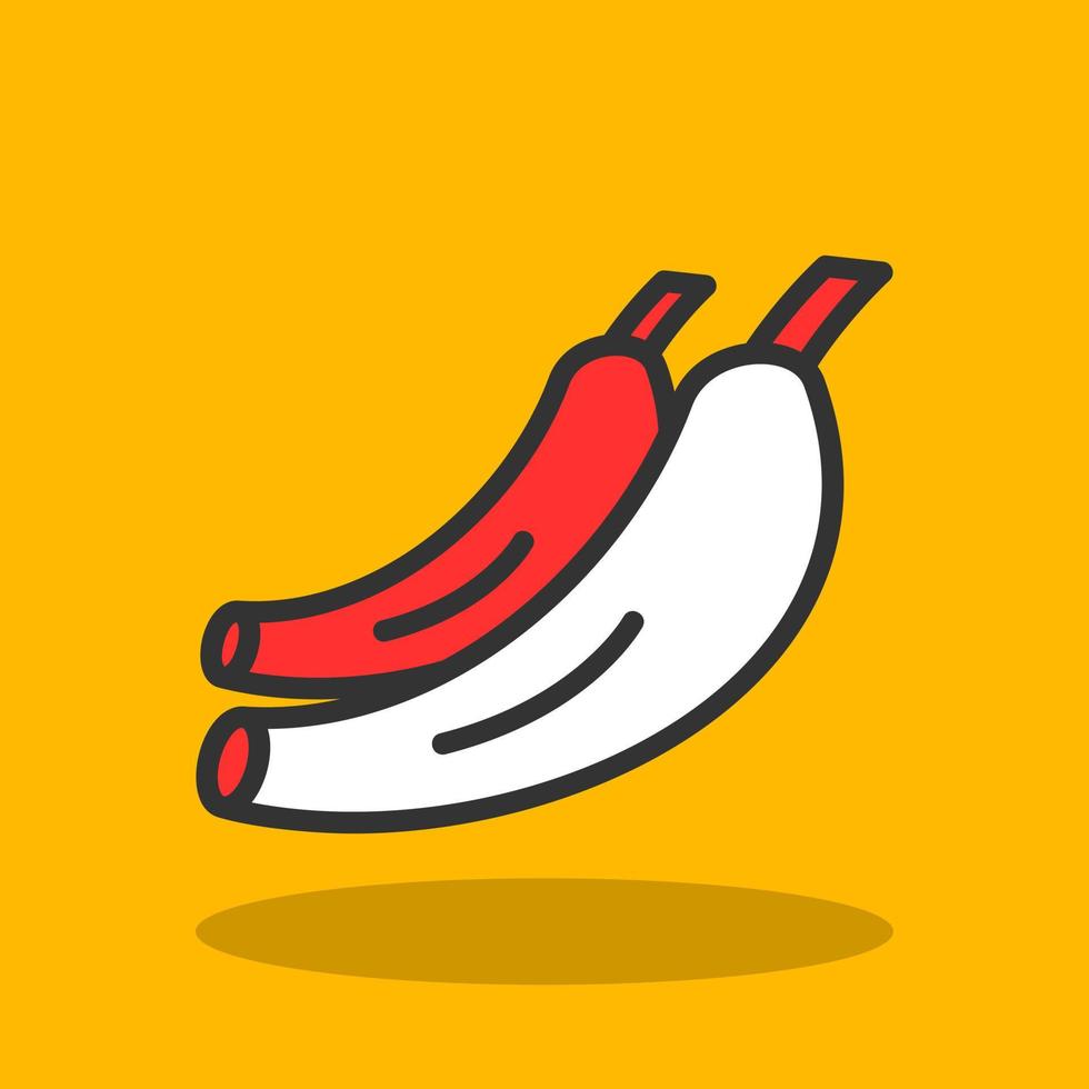 diseño de icono de vector de plátano