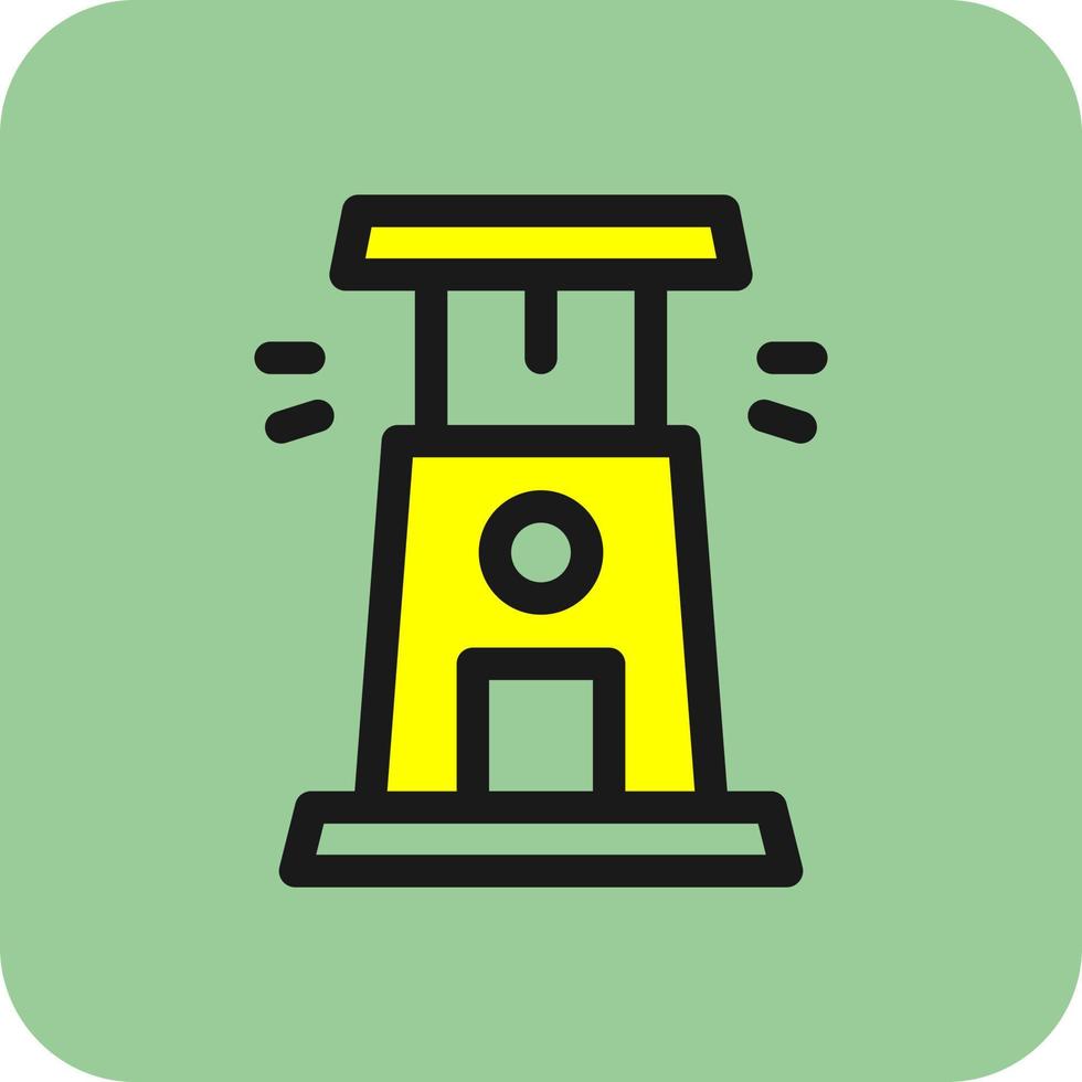 Lighthouse Vector Icon Design