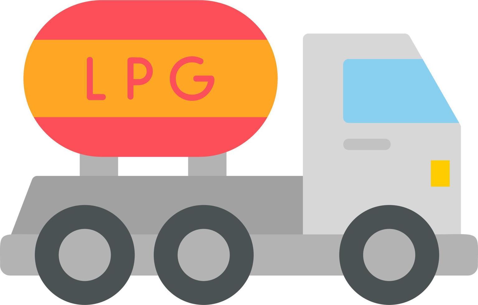 Gas Truck Vector Icon