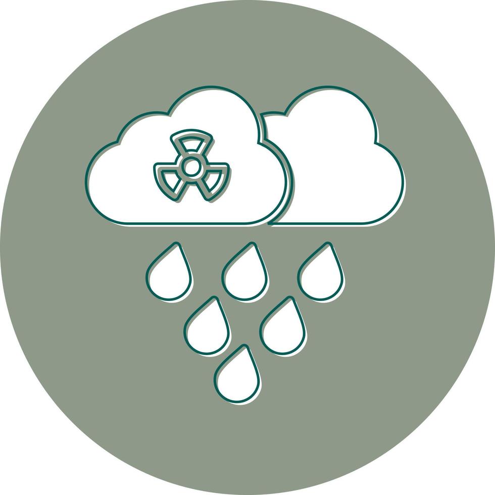 Acid Rain Vector Icon