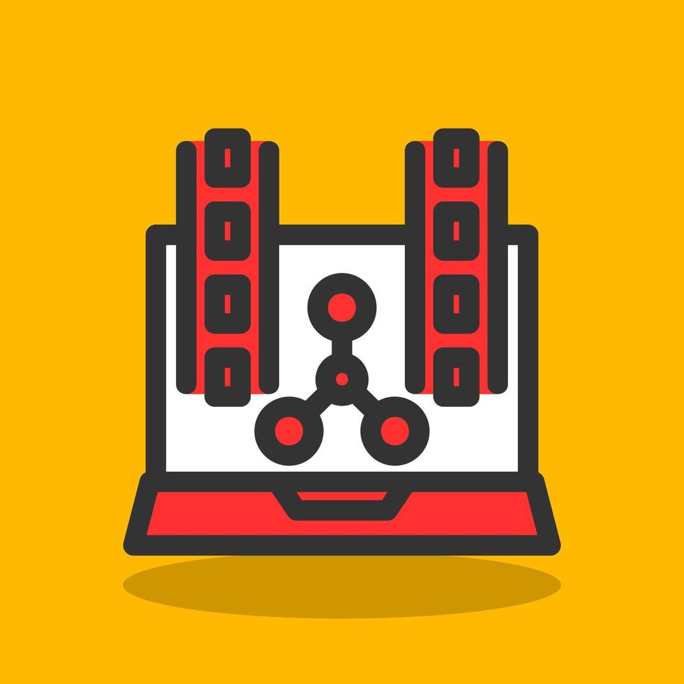 Film Distribution Vector Icon Design