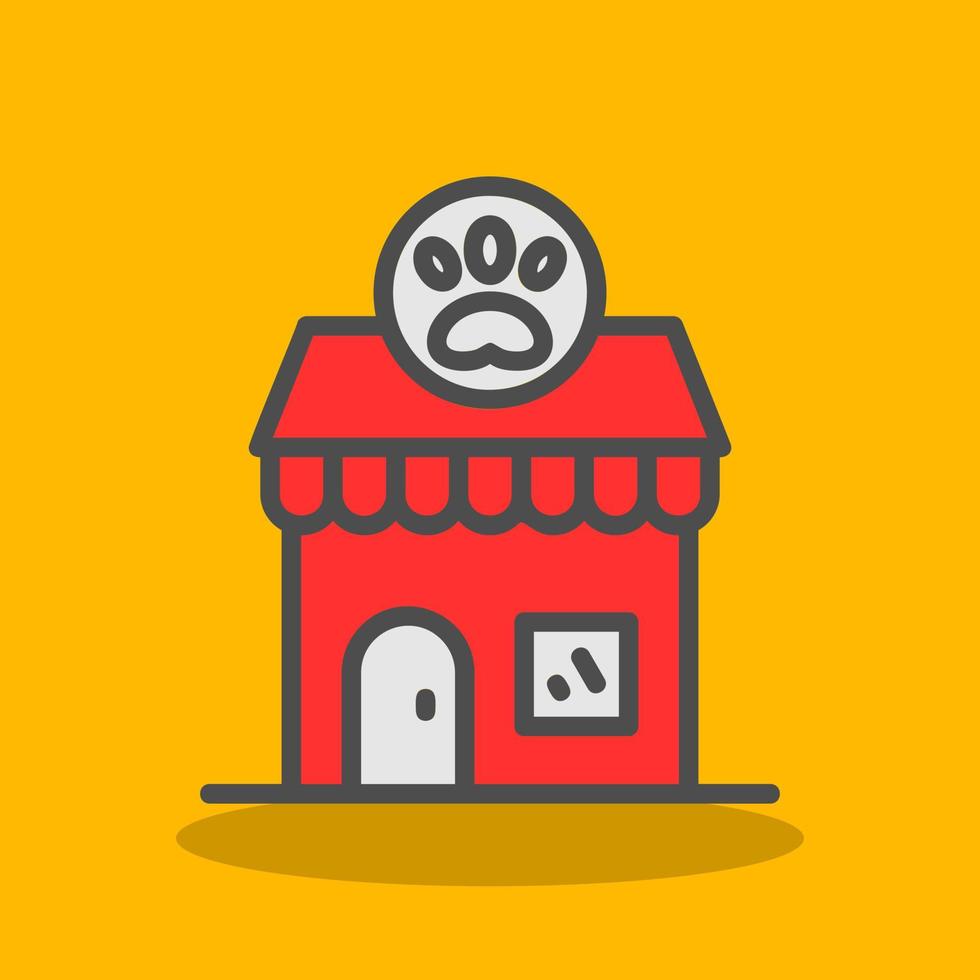 Pet Shop Vector Icon Design