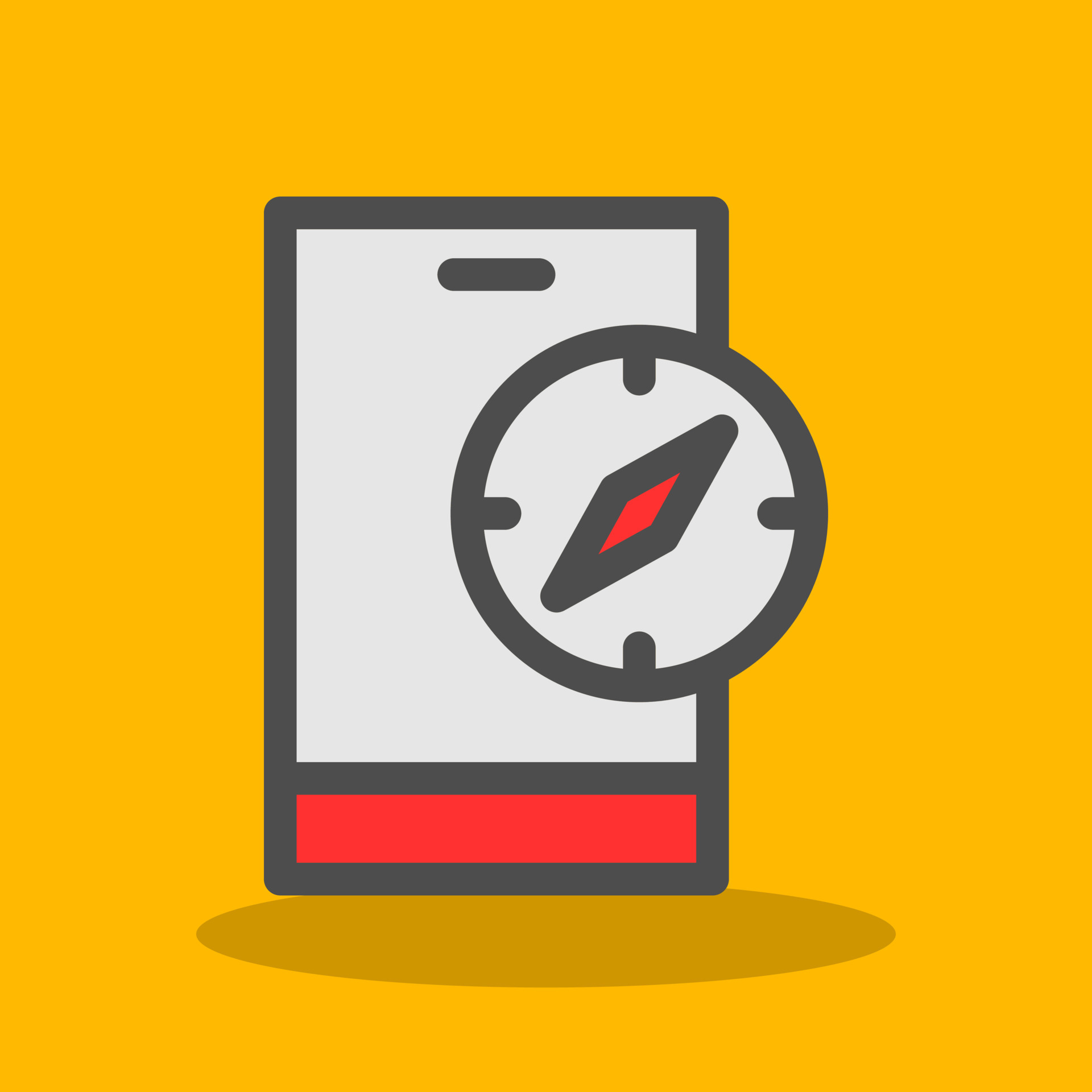 Compass App Vector Icon Design 20403298 Vector Art at Vecteezy