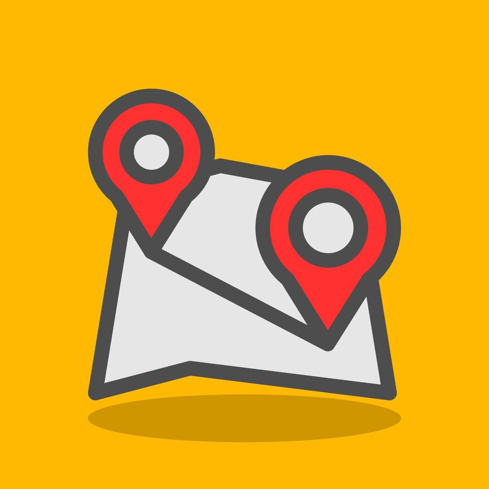 Multiple Destinations Vector Icon Design