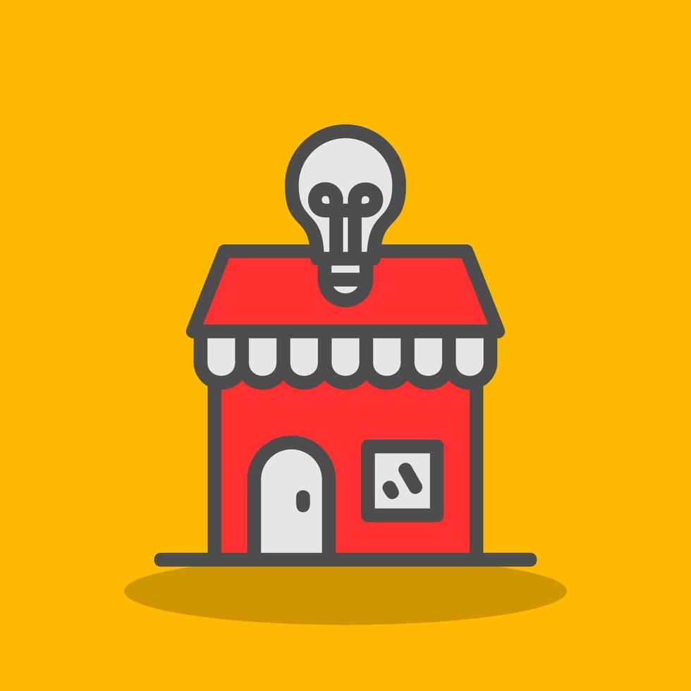 Electronics Shop Vector Icon Design