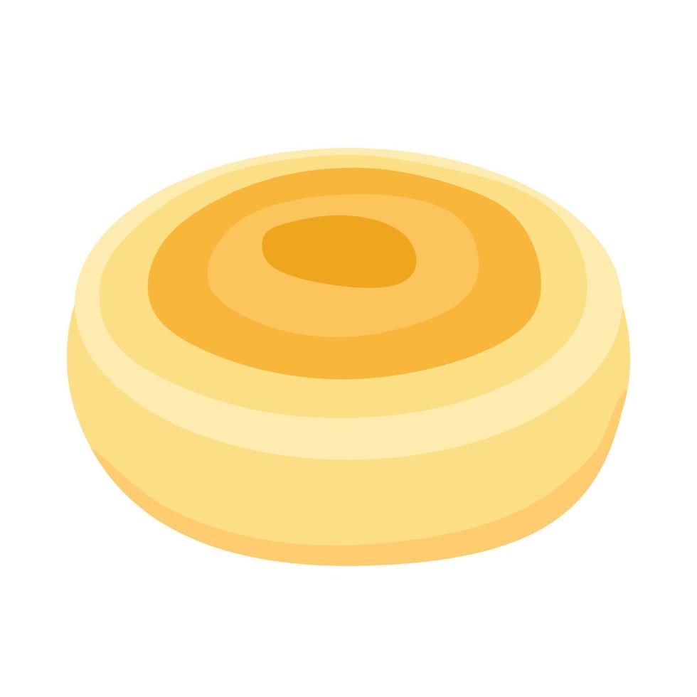 Indonesian traditional snack food Bakpia from Central Java Indonesia vector