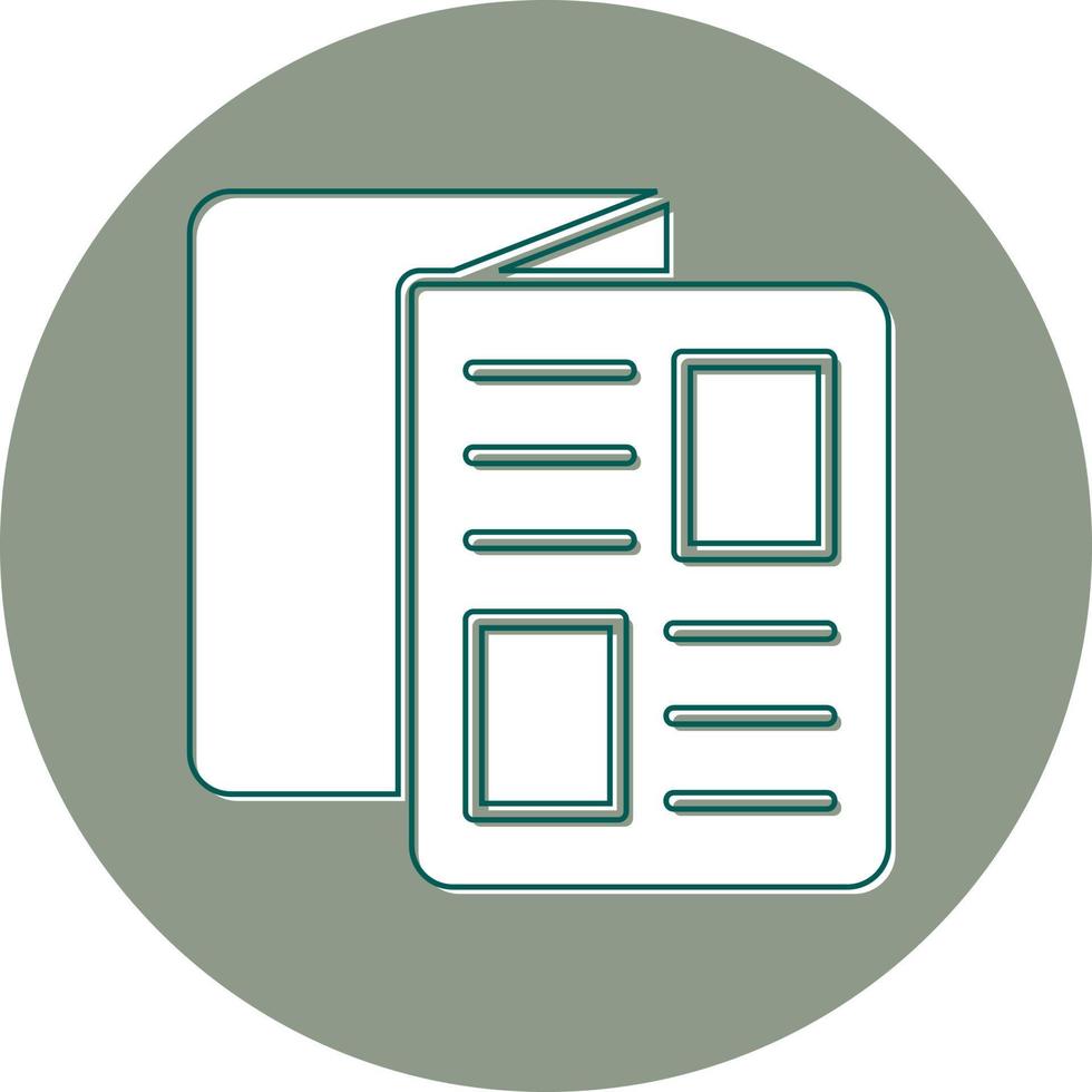Brochure Vector Icon