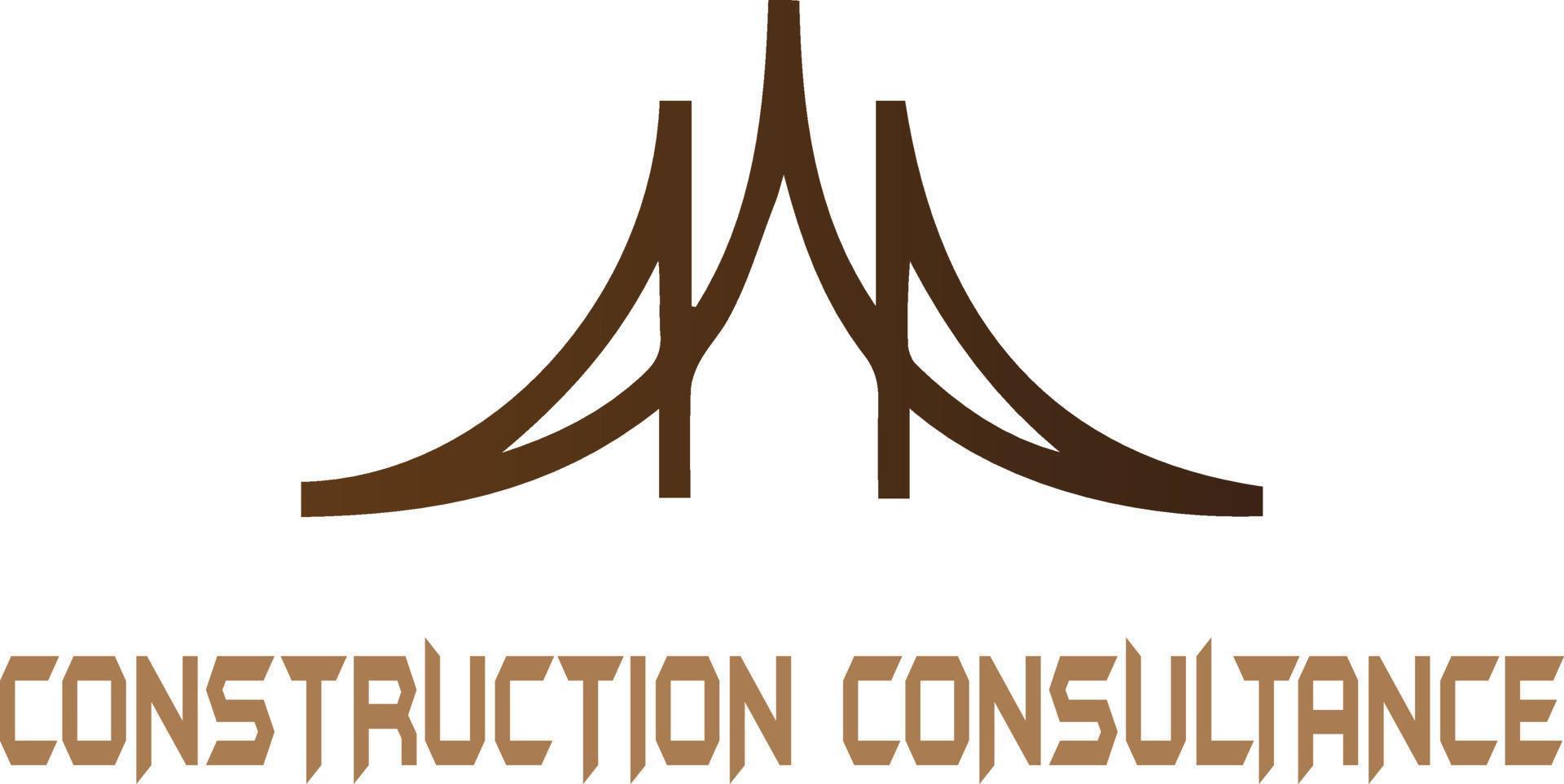 construcción consultoría logo vector archivo