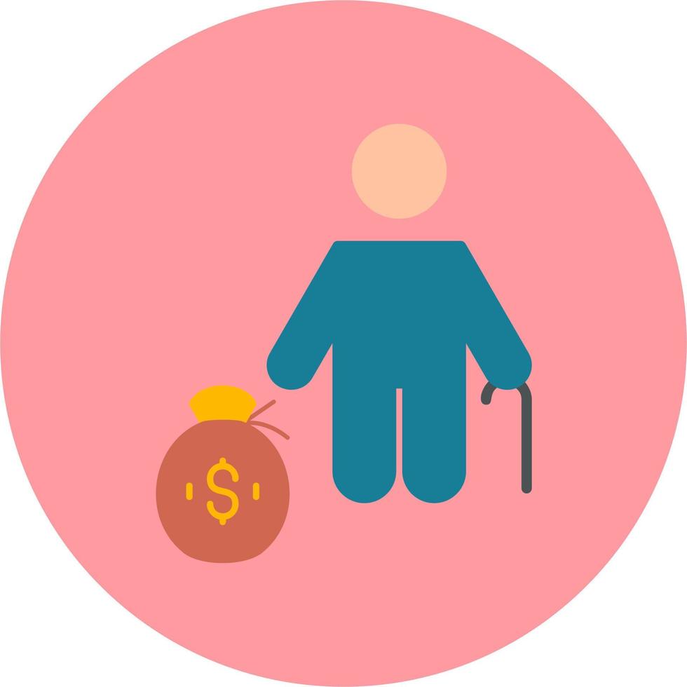 Pension Vector Icon