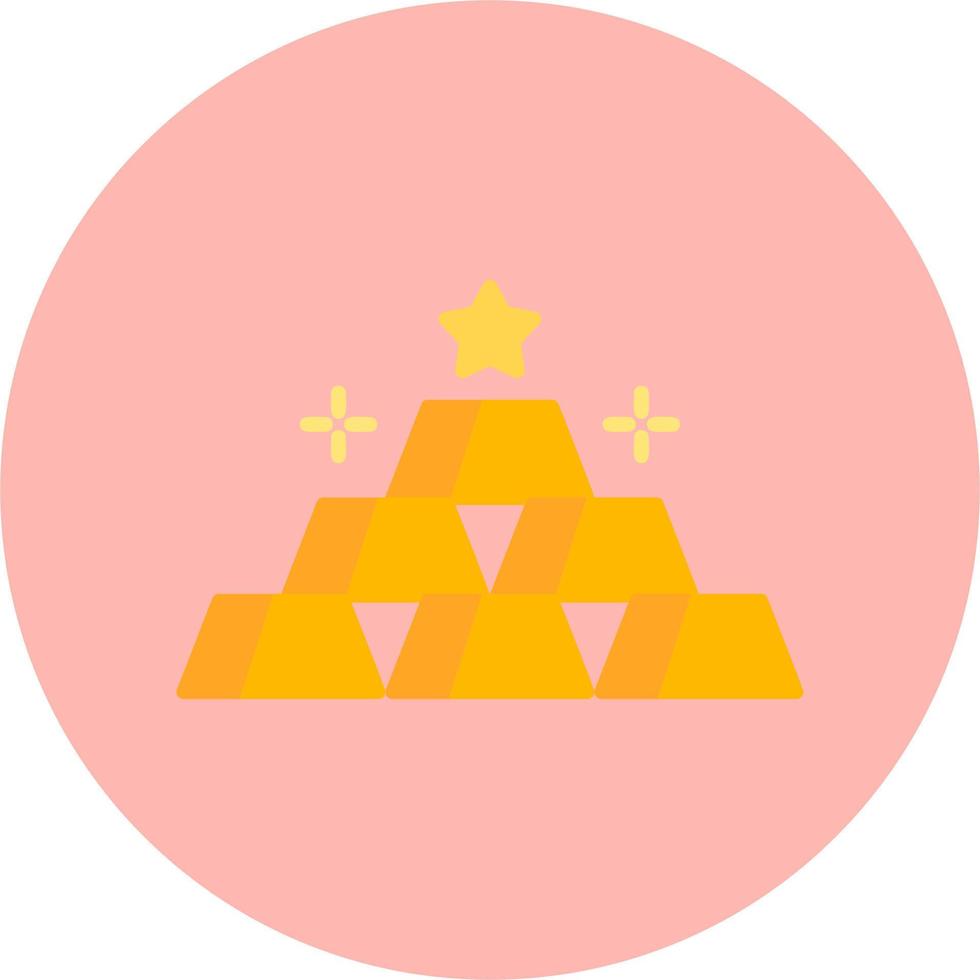 Gold Bars Vector Icon
